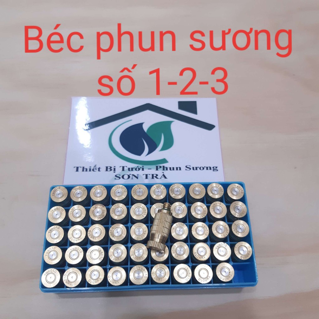 Béc phun sương số 1-2-3 làm mát không khí