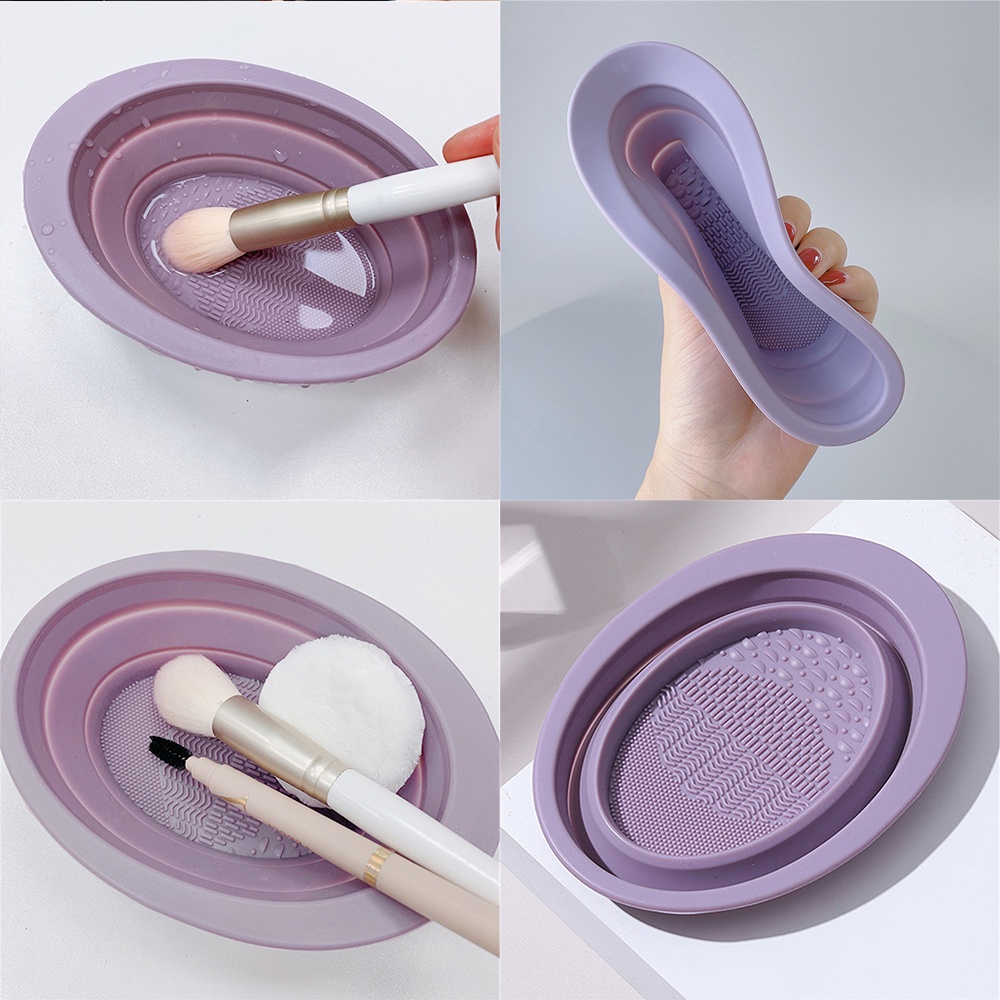 Bát Rửa Cọ Trang Điểm Có Thể Gập Lại Tiện Dụng