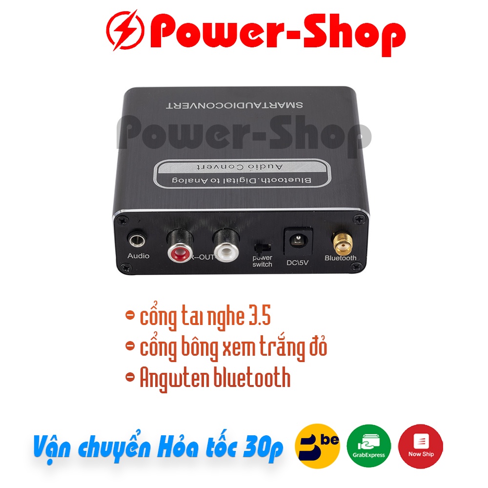 Bộ chuyển đổi âm thanh OPTICAL sang AV Tiger Life DAC tích hợp bluetooth, USB, Micro karaoke cho chất âm chuyên nghiêp