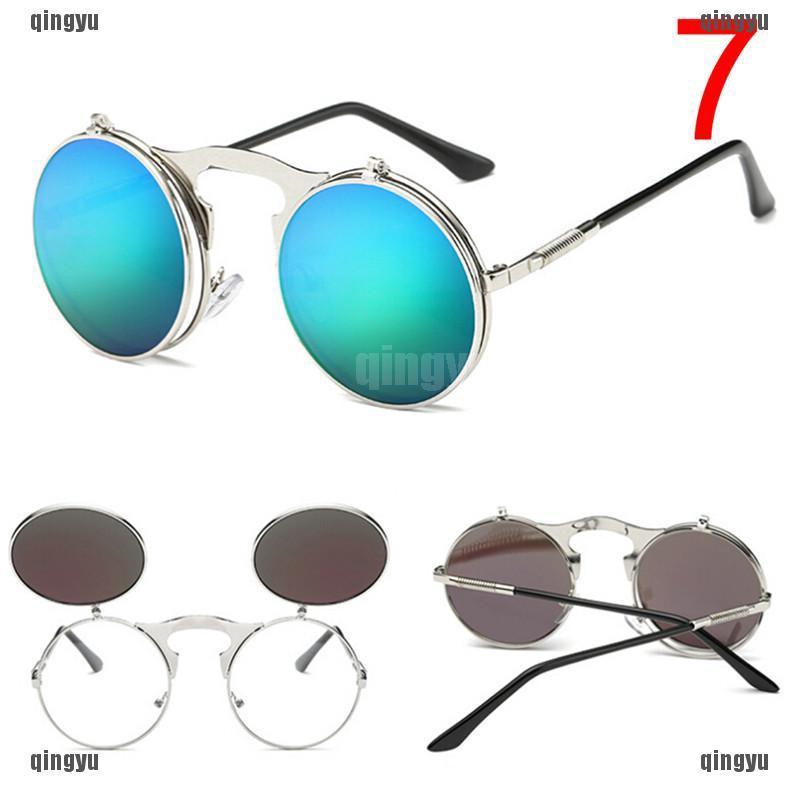 Kính Mát Gọng Tròn Phong Cách Retro Thời Trang Cho Nữ