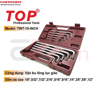 Bộ lục giác 10 cây hộp đỏ top twt-10-inch