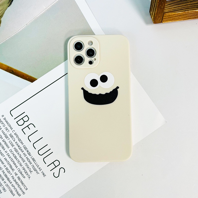 Vỏ Điện Thoại Di Động Ốp Lưng Iphone12 Iphone12promax Iphone 11pro X Xs Xsmax Iphone 7 8plusPhone Case IPhone 12 Personalized Emoji IPhoneXS Protective Cover 11Promax Soft Shell 6P/7P/8P/X All Inclusive TPU Monster Facehộp Đựng Điện Thoại Di Động