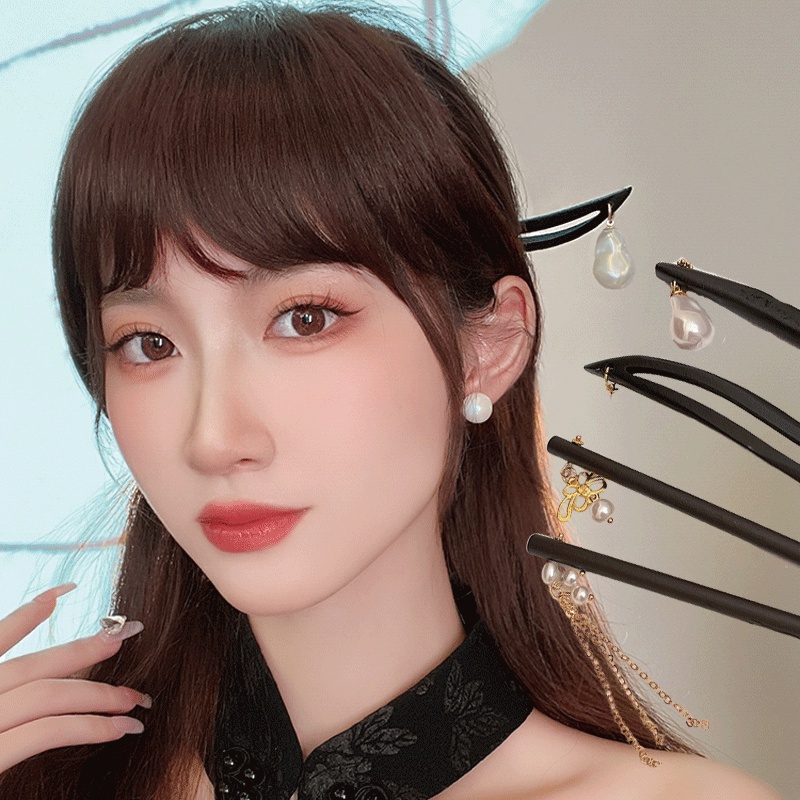 Trâm Cài Tóc Gỗ Thiết Kế Đơn Giản Thời Trang Cho Nữ