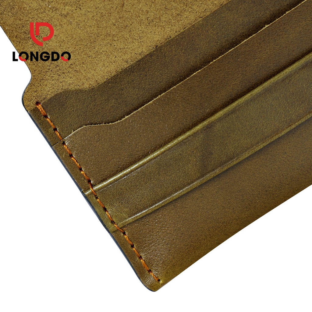 Ví đựng card visit bằng da - Cam kết 100% da bò thật - Bảo hành 5 năm - Thương hiệu uy tín Longdo Leather - C01