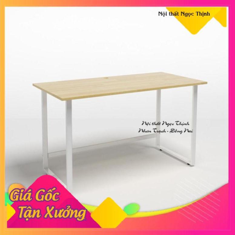 Miễn phí ship Bàn Rec-F chân trắng 120x60 Nội Thất Ngọc Thịnh