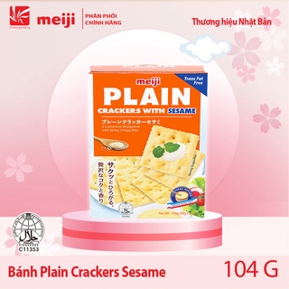 [ BÁNH MEIJI NHẬT BẢN ] Plain Cracker 104G/52G