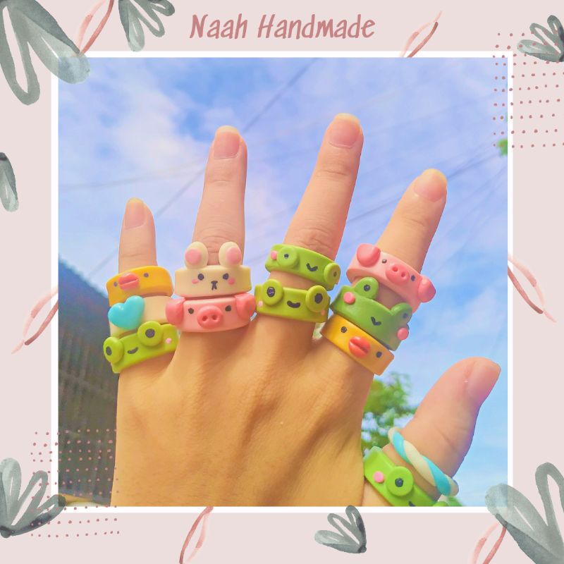 Clay Ring #1 Nhẫn Đất Sét Handmade Dễ Thương
