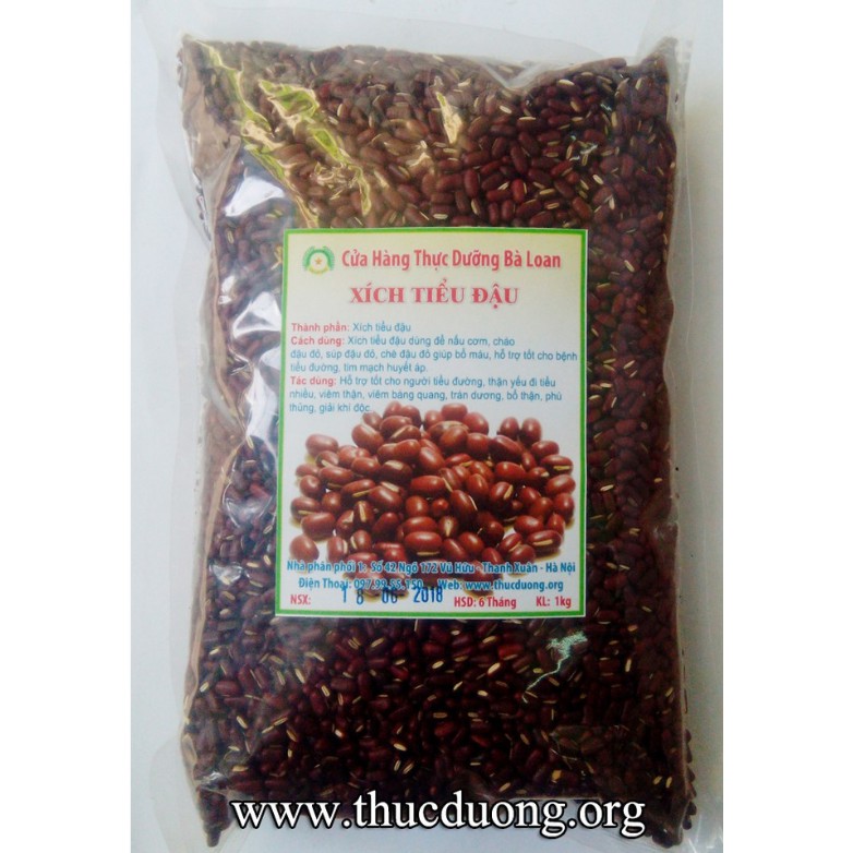 Xích tiểu đậu 1kg Thực dưỡng