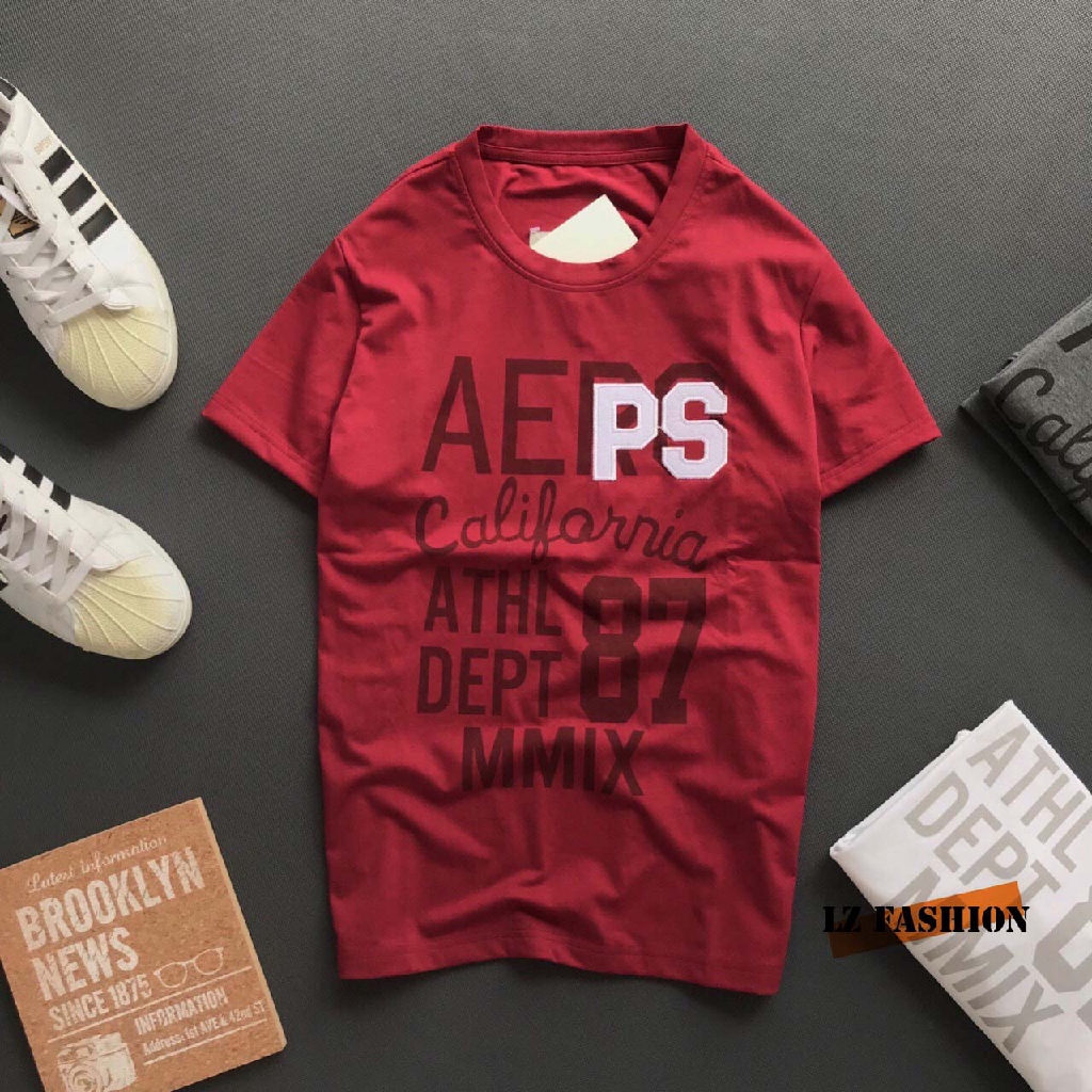 Áo Thun Nam Cổ Tròn Tay Ngắn In Chữ Trước Ngực - LZ FASHION - PS080 | BigBuy360 - bigbuy360.vn