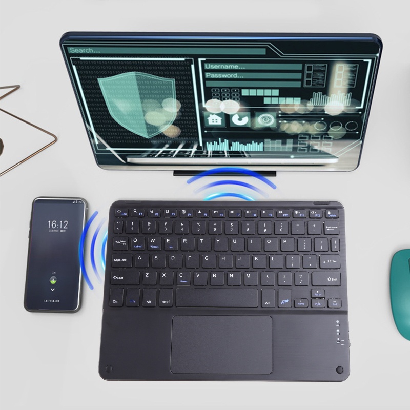 Bàn PhíM Bluetooth Không Dây TíCh HợP MàN HìNh CảM ỨNg Tích Hợp BàN PhíM