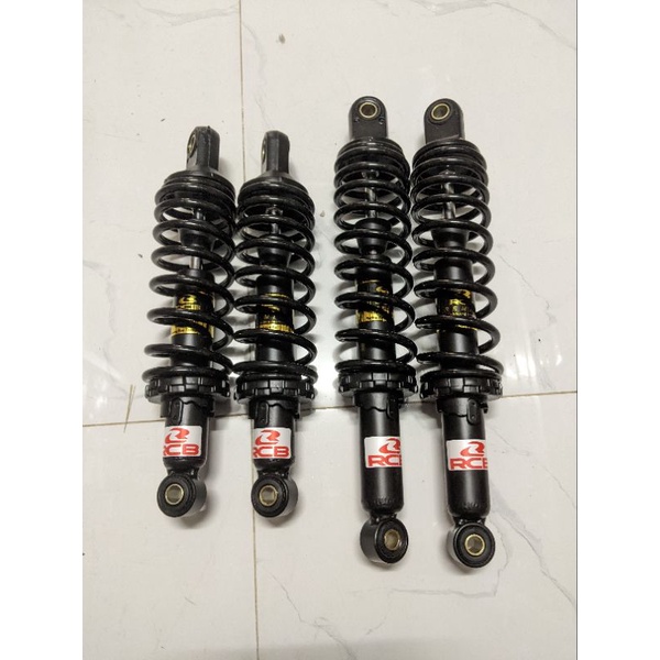 Phuộc RCB tem vàng gắn dream wave RSX elegant galaxy future neo x Axelo Sirius Taurus JupiterMX RC Fi Cub và xe điện