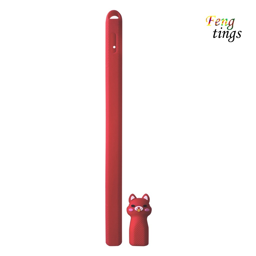 Vỏ bảo vệ bằng silicon mềm chống rơi chống thất lạc cho bút cảm ứng Apple Pencil 2