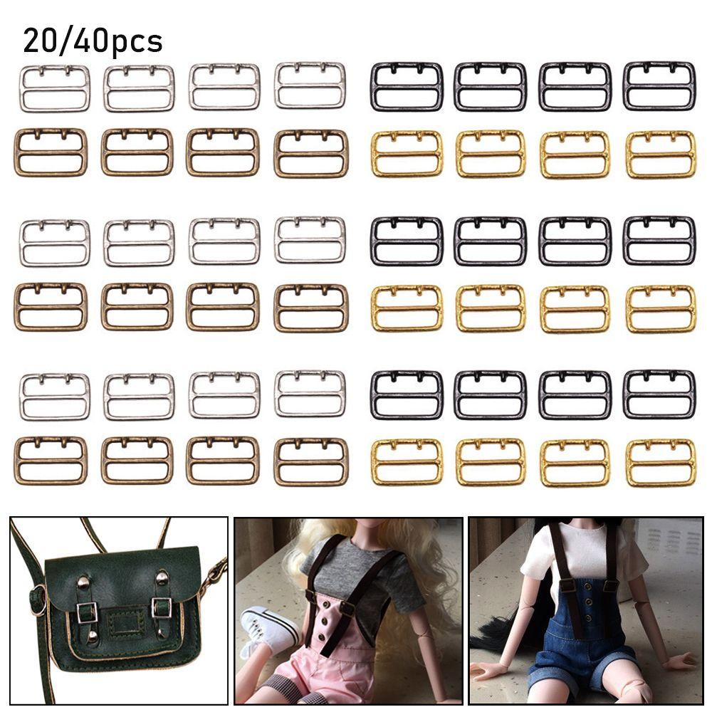 BEBETTERM Set 20 / 40 Khóa Ba Cạnh Mini Siêu Nhỏ Dùng Để May Túi Xách Búp Bê
