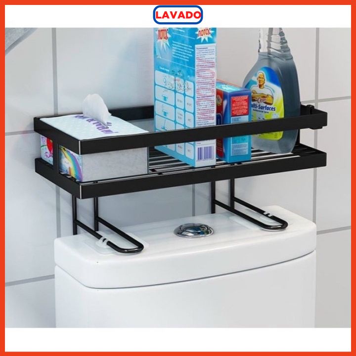 Kệ nhà vệ sinh toilet cao cấp kệ để đồ phòng tắm treo tường cho bé KTL61