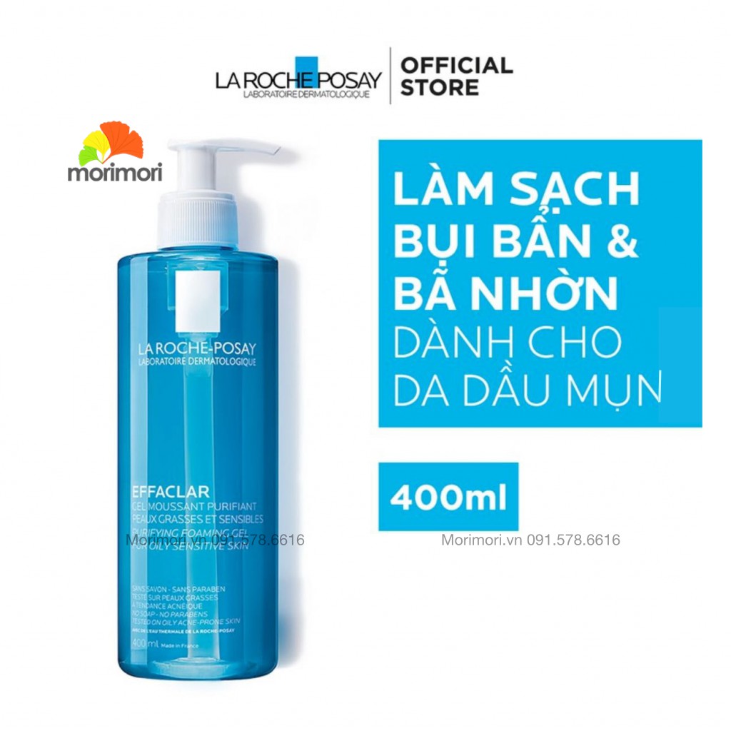 SỮA RỬA MẶT LA ROCHE POSAY DẠNG GEL CHO DA DẦU, DA MỤN