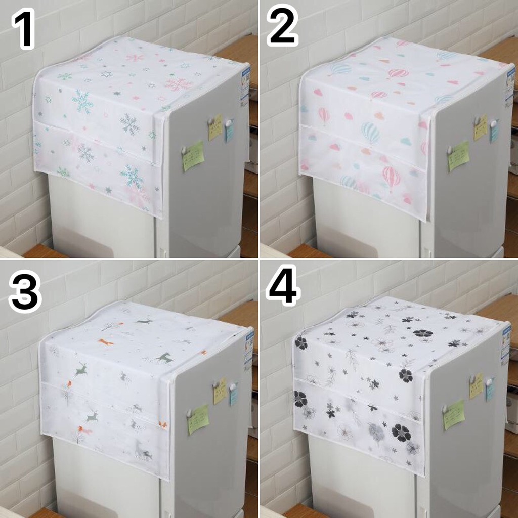 [Mã 11LSSALE giảm 100% đơn 50k] Khăn phủ tủ lạnh chống bụi dày dặn mẫu mới