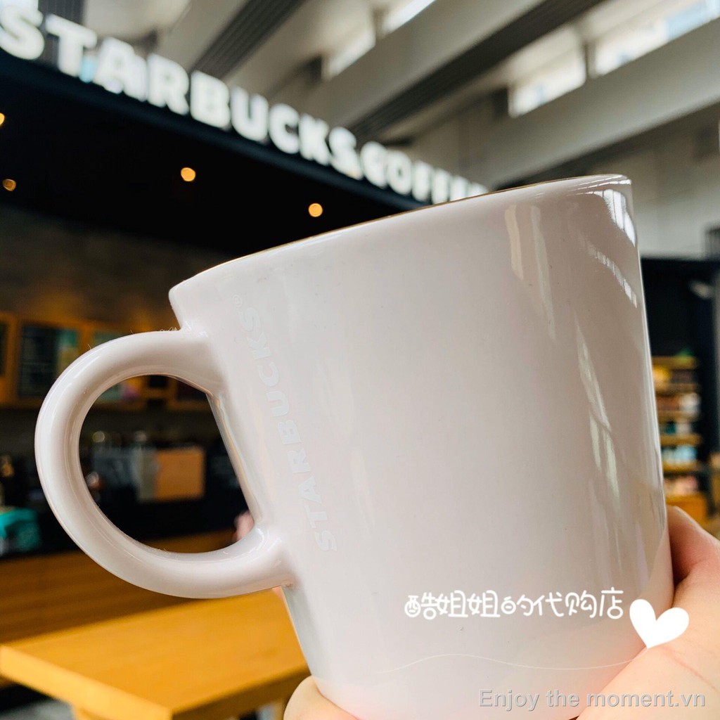 STARBUCKS Ly Uống Nước Starbuck 2018 Họa Tiết Cánh Hoa Anh Đào