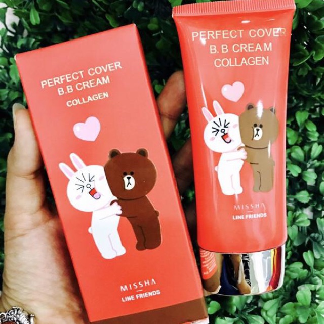 Kem nền line bb cream collagen