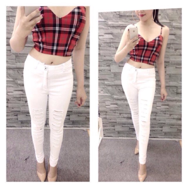 Quần Legging jeans siêu co giãn