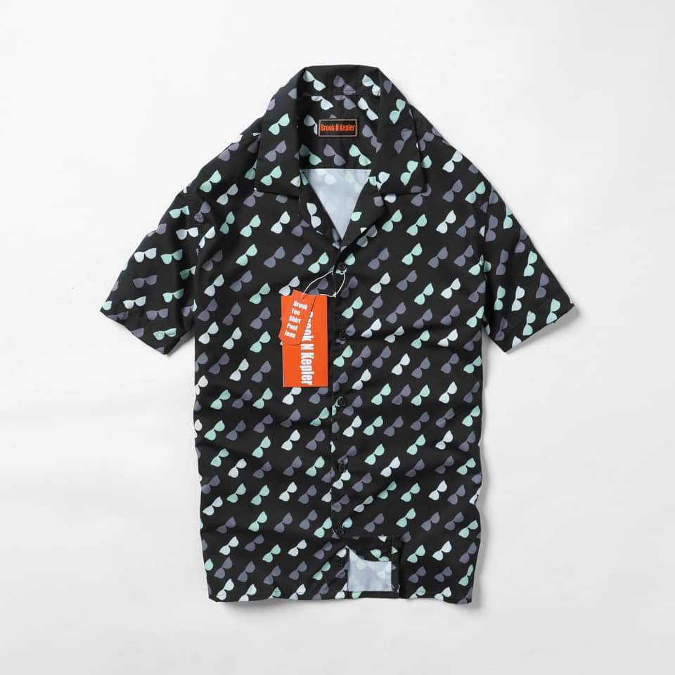 Áo sơ mi lụa cao cấp Brook N Kepler phong cách tươi trẻ, phóng khoáng 3349