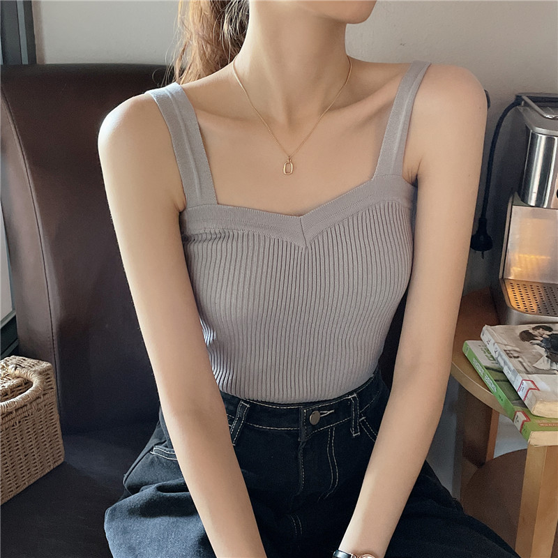 SUXI Áo Thun Croptop Màu Trơn Phong Cách Hàn Quốc Cho Nữ