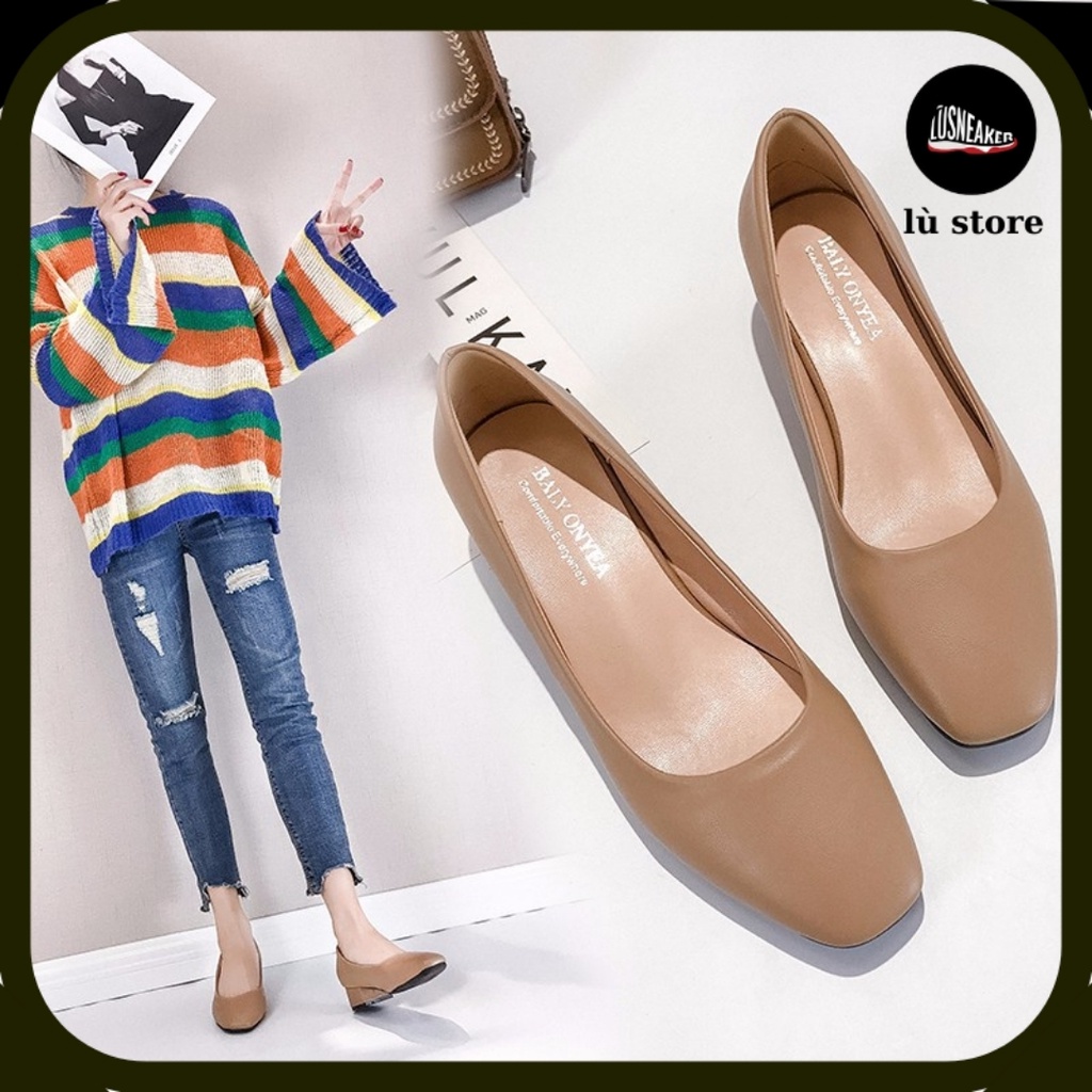 Giày thể thao cổ thấp 2 màu hồng và xanh , size nữ 36-40 , Lù Store