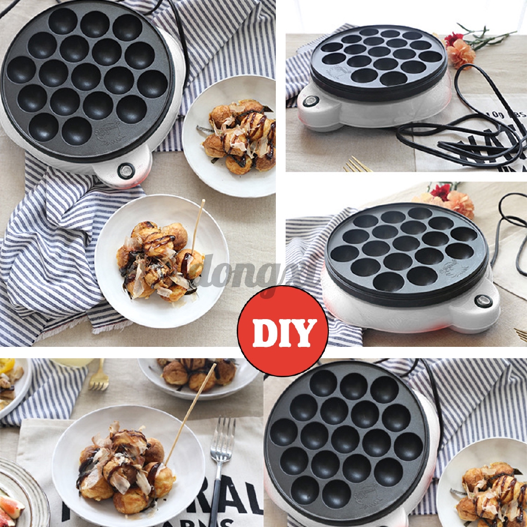 650W 18Hole Takoyaki Grill Pan Electric DIY Home Octopus Meat Ball Maker Plate