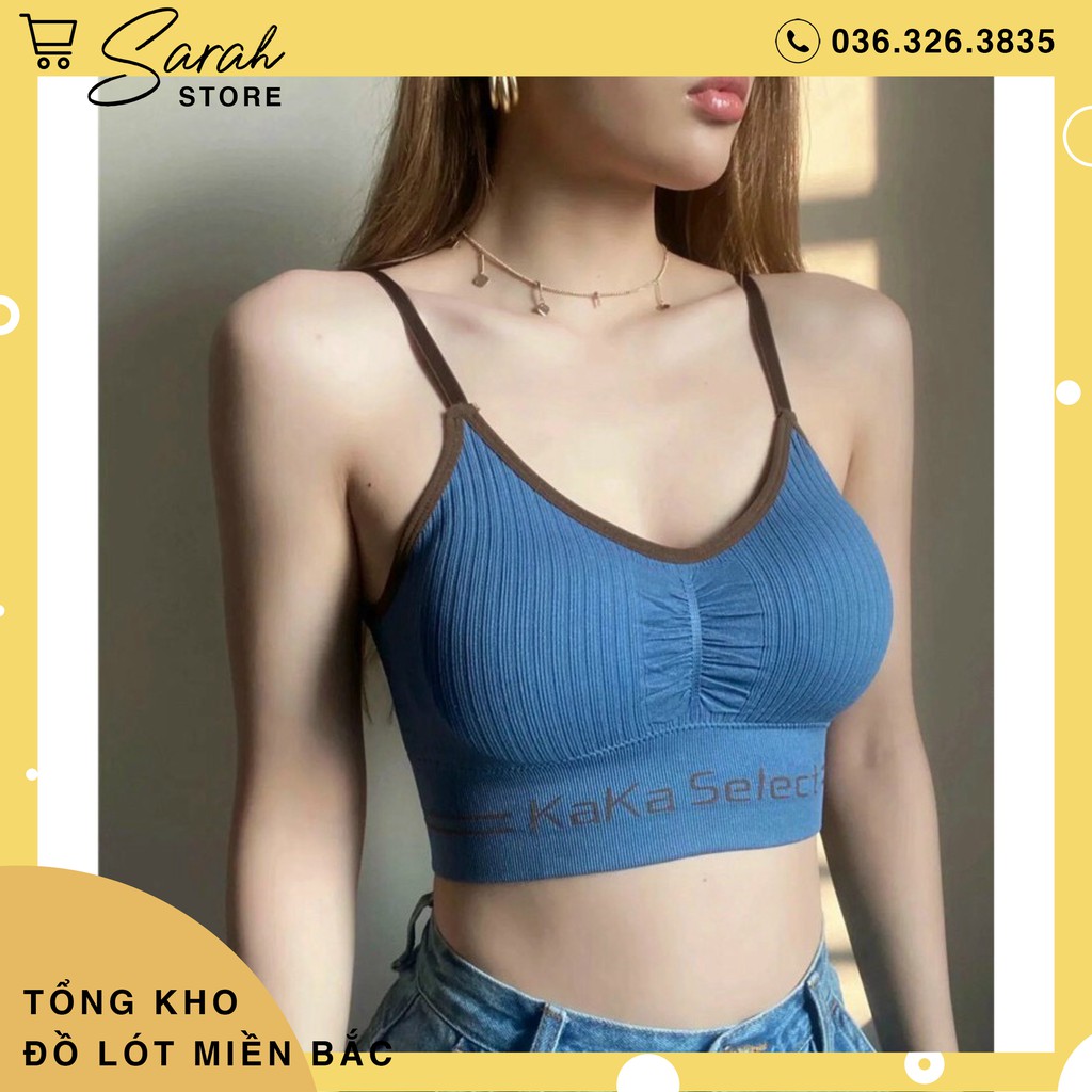 Áo Bra croptop 0344 Kaka Select, Áo Bra Nữ Nhún Ngực Tông Màu Nhẹ BR72 | BigBuy360 - bigbuy360.vn