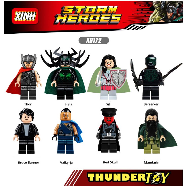 Minifigure các nhân vật phim Thor - Tận Thế Ragnarok