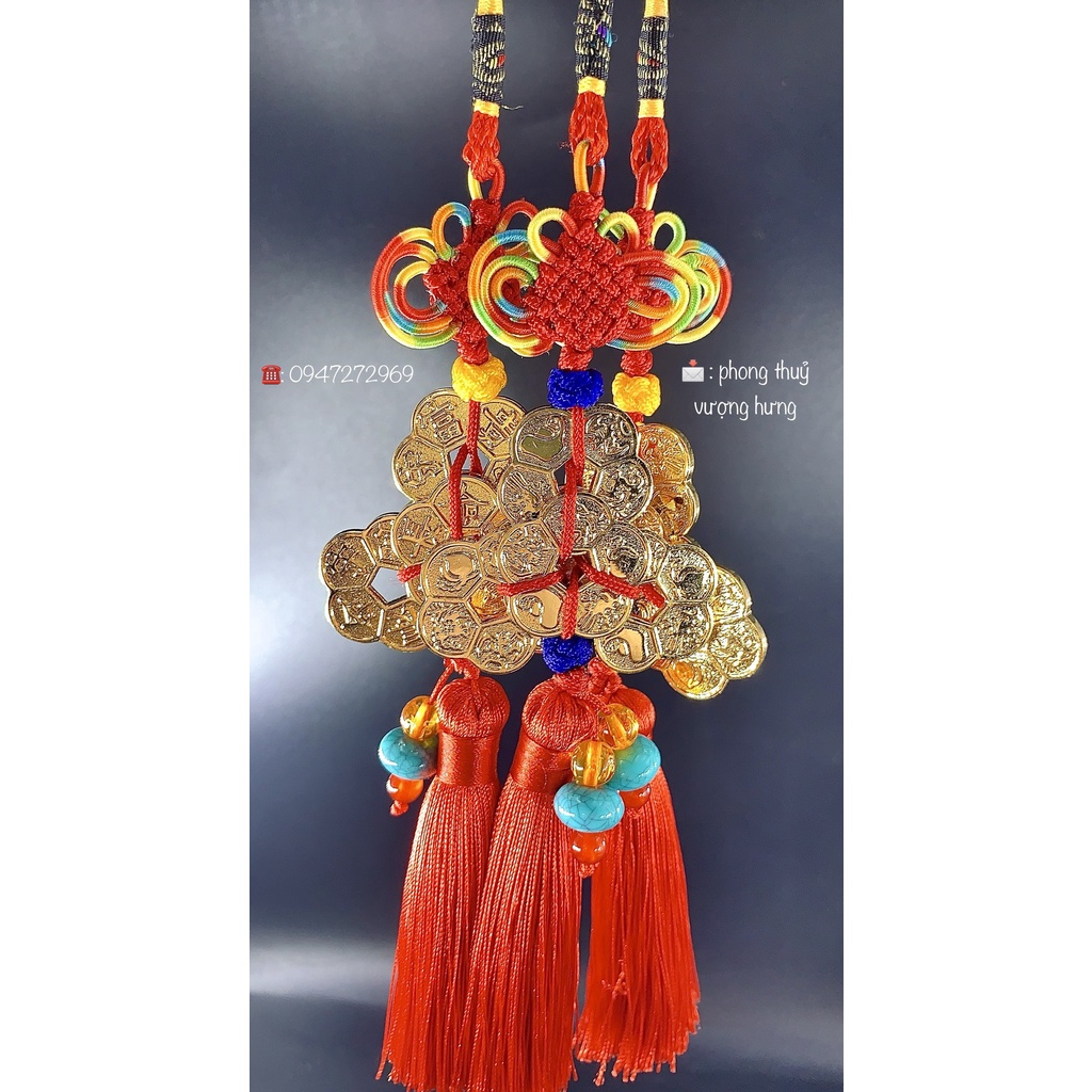 Khánh Ngũ Phúc Hoa Mai 3,9CM mạ vàng 24K mang lại may mắn, hoan hỷ, cầu tài lộc phú quý vinh hoa