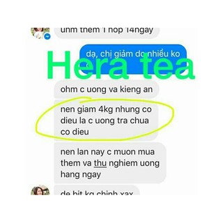 Trà Giảm Cân  Hera Plus (hiệu quả cao)