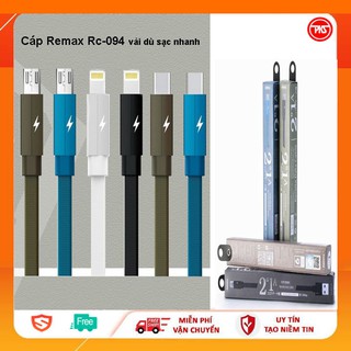 Cáp dù remax rc-094 sạc nhanh các dòng lightning/micro /typec