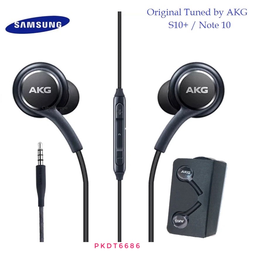 Tai Nghe AKG Samsung S10/S10Phus.Âm Thanh Cực Đỉnh, Tặng Kèm 4 Nút Phụ, Dùng Cho Androi Jack 3.5mm(BẢO HÀNH 12 THÁNG)