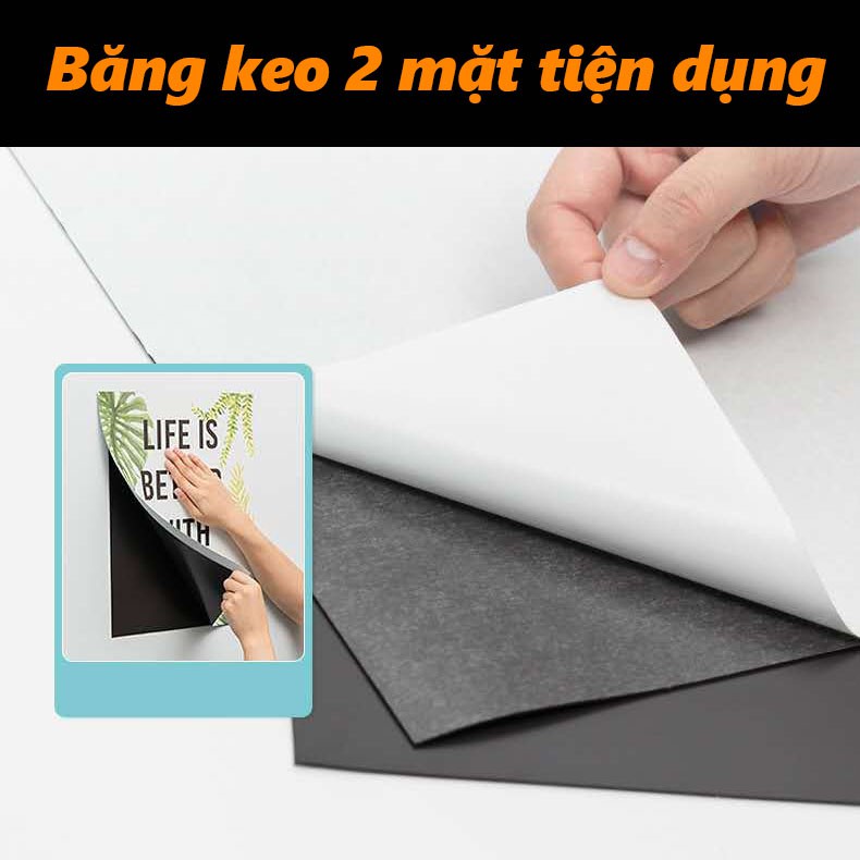 Nam châm dẻo A4 có keo hai mặt