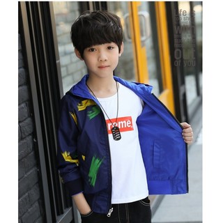 Áo Gió Bomber 2 mặt Bé Trai (hàng order)