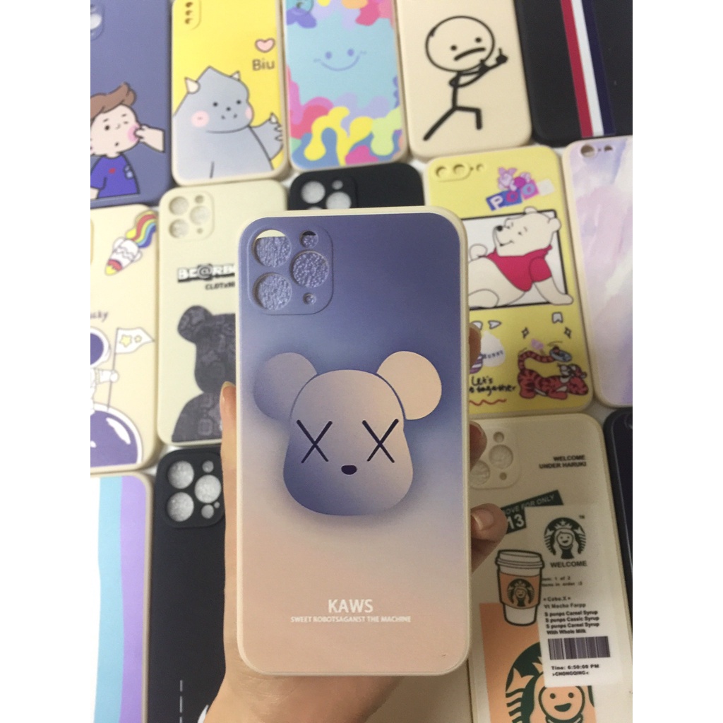 Xả ốp lưng Ihone TPU viền vuông, BVC mẫu ngẫu nhiên , mẫu siêu xinh
