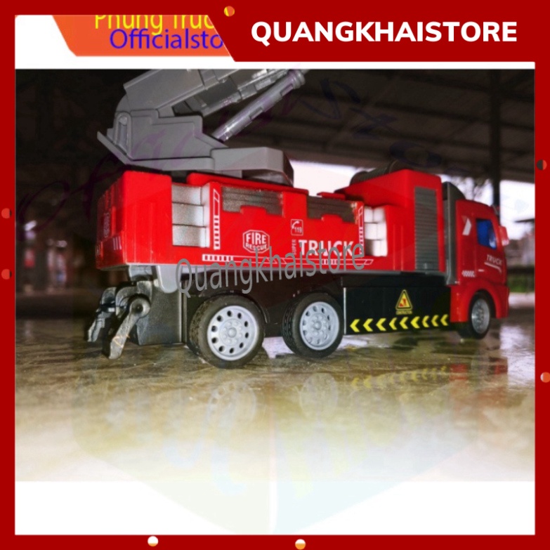 Đồ chơi trẻ em, ô tô điều khiển từ xa,xe cứu hỏa tặng kèm 3 pin aa sạc và bộ sạc pin aa thông minh , Đồ chơi trẻ em