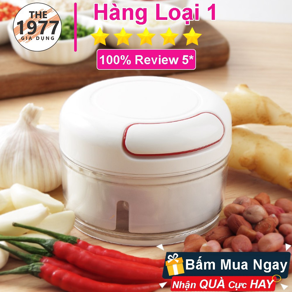 [Freeship]Máy Xay tỏi cầm tay,Ớt,hành,thịt Mini đa năng Tiện Dụng,dụng cụ xay tỏi  MXT-001