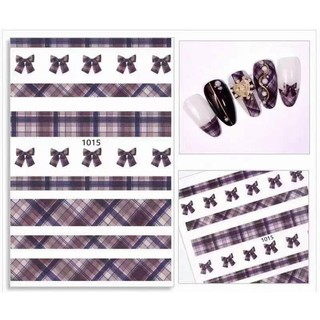 Sticker bướm 3D phản quang trang trí móng tay chân