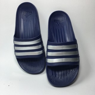 Dép Nam Đúc  Quai Ngang - Xanh Đen Sơn Bạc