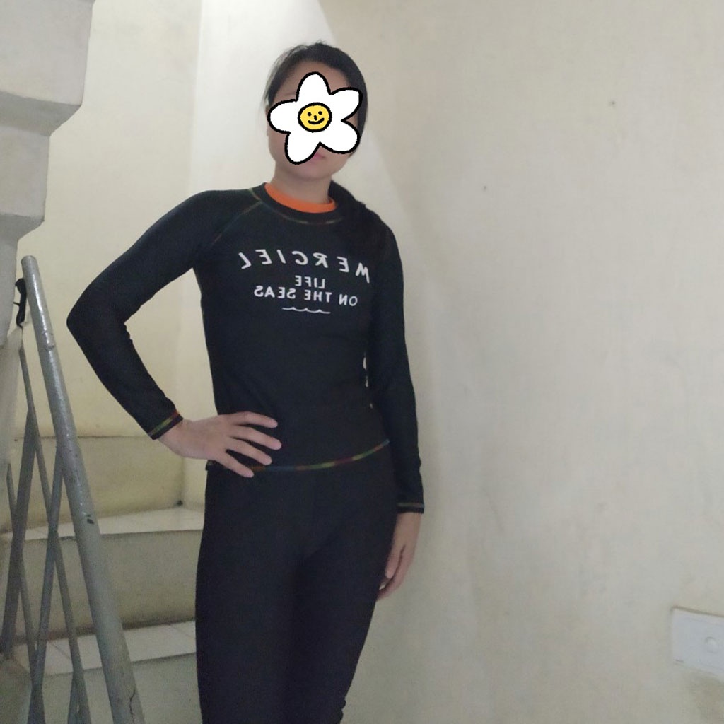 [Hình Thật] Bộ bơi nữ quần áo dài trẻ trung BK-2242i