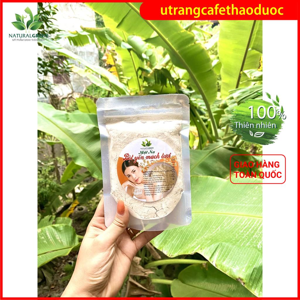 100gr BỘT YẾN MẠCH TƯƠI NGUYÊN CHẤT 100% đắp mặt nạ, dưỡng da, chống nhăn, chảy sệ giúp da chắc khỏe, phục hồi hư tổn