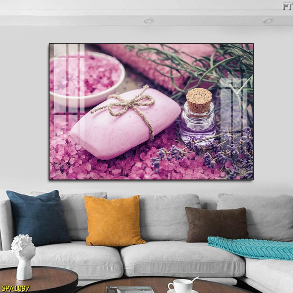 Tranh Treo Spa/ Nail/ Mi/ PHun Săm Thẩm Mỹ/ xông hơi/ Tẩm Quất/Tắm Trắng Trang Trí Phòng Tắm Bóng Cao Cấp