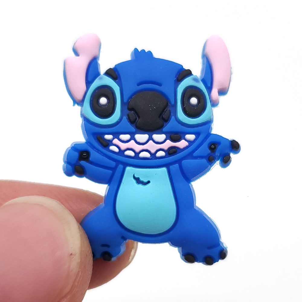 Hoạt hình Jibbitz dễ thương Stitch jingle cat violent bear Shoe Charms Crocs pvc Dép xăng đan decorate accessories 1000 Mẫu Lựa DIY Chọn Phụ kiện giày dép trẻ em quà Giáng sinh