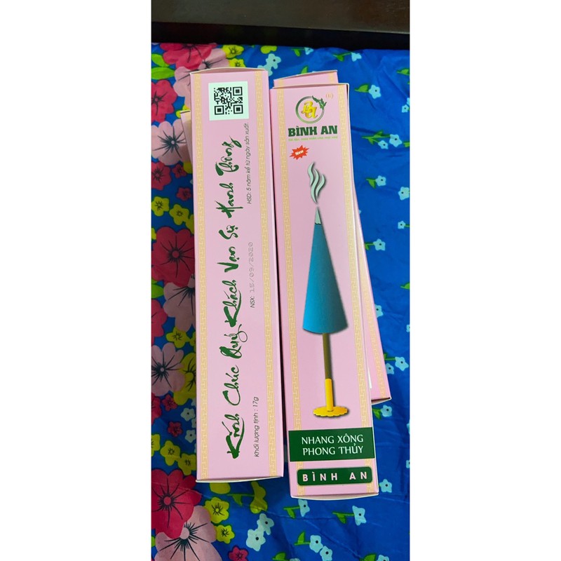 Nhang xông phong thuỷ bình an mẫu mới