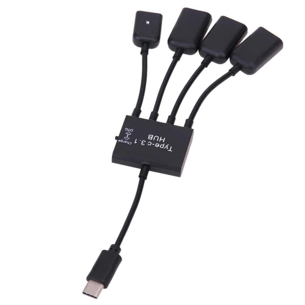 Cáp OTG Type-C ra 3 cổng USB