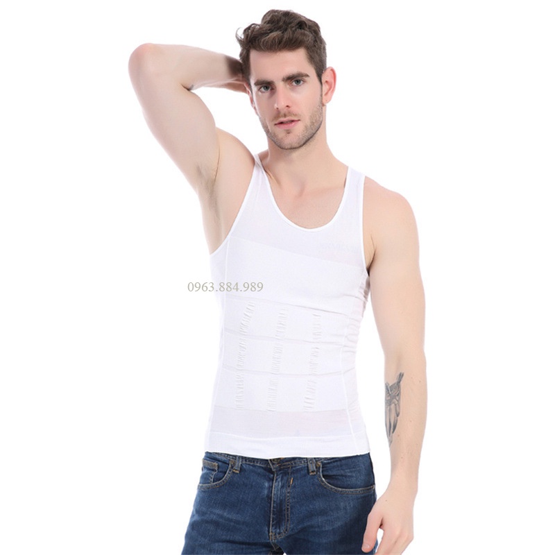 Áo ba lỗ định hình vùng bụng A.125 cho anh em chất liệu cao cấp, co dãn cho anh em định hình bụng