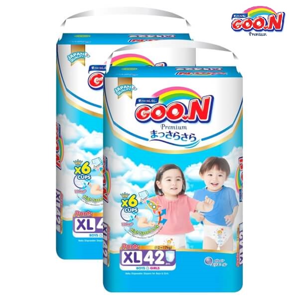 [SET 2 BỊCH] Tã dán/quần Goo.N Premium NB70 / S64 / M60 / L50 / XL46 / M56 / L46 / XL42 / XXL36 / XXXL26