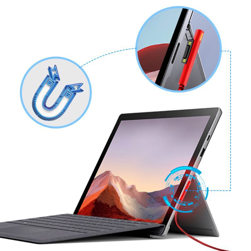 Dây Cáp Sạc Nhanh Loại C Cho Microsoft- Surface Pro 3 4 5 6 7