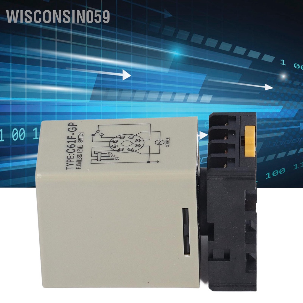 [Hàng sẵn] Rơ Le Điều Khiển Mực Nước AC 380V 50 / 60Hz C61F GP【Wisconsin059】